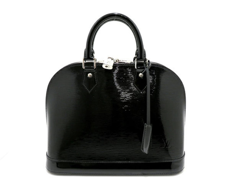 LOUIS VUITTON Alma Handbag Epi Leather Noir Black